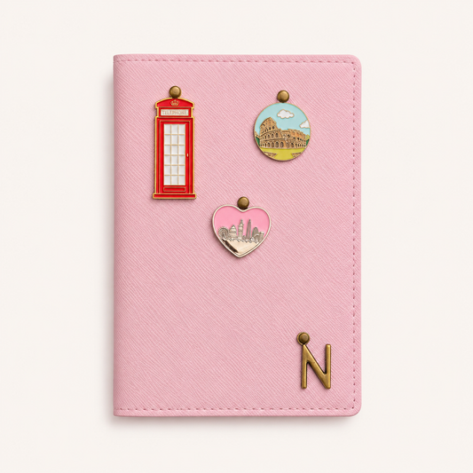 Passport Cover with Charms