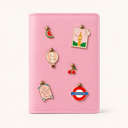 Passport Cover with Charms