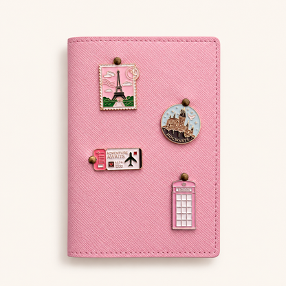 Passport Cover with Charms