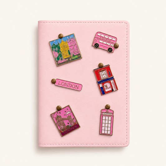 Passport Cover with Charms