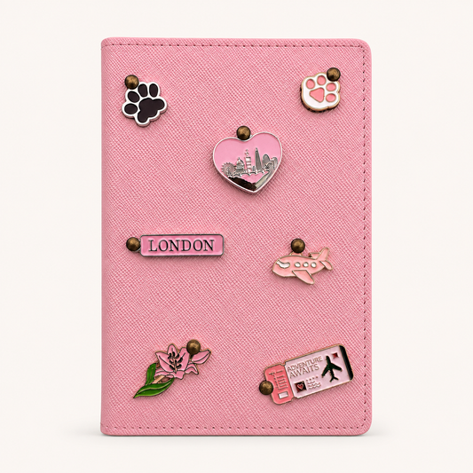 Passport Cover with Charms