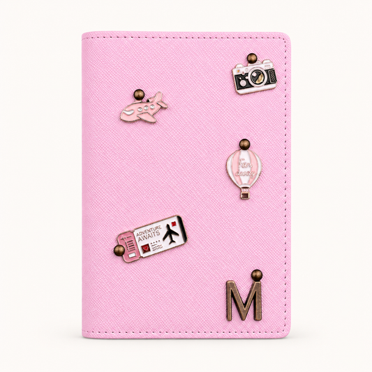 Passport Cover with Charms