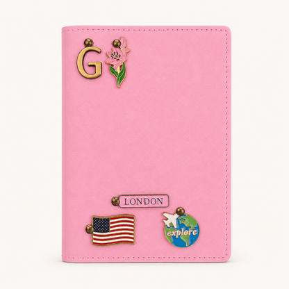 Passport Cover with Charms