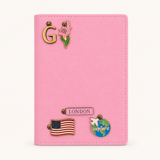 Passport Cover with Charms