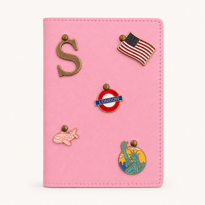 Passport Cover with Charms