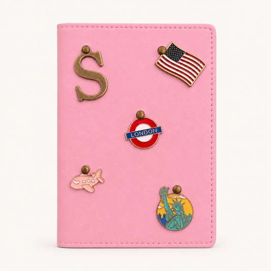 Passport Cover with Charms