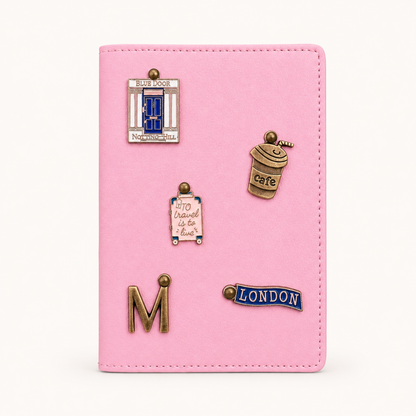 Passport Cover with Charms