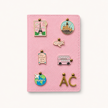 Passport Cover with Charms