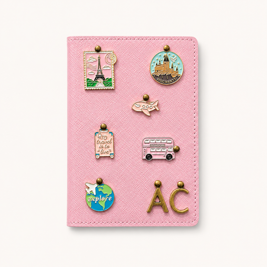 Passport Cover with Charms