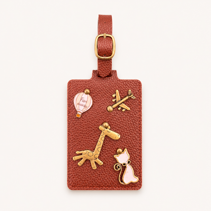 Luggage Tag with Charm