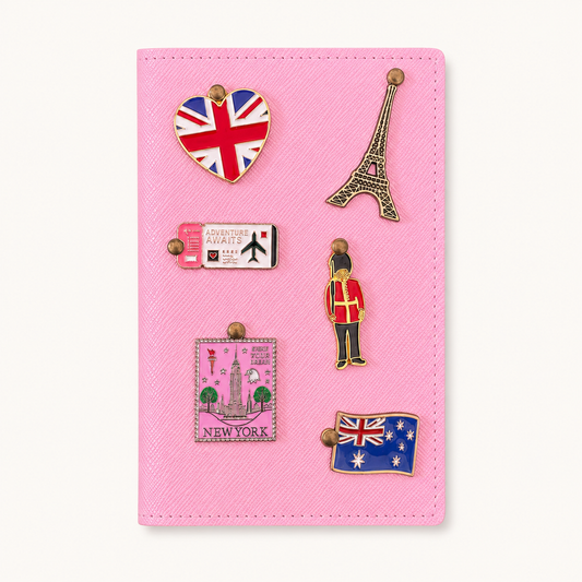 Passport Cover with Charms