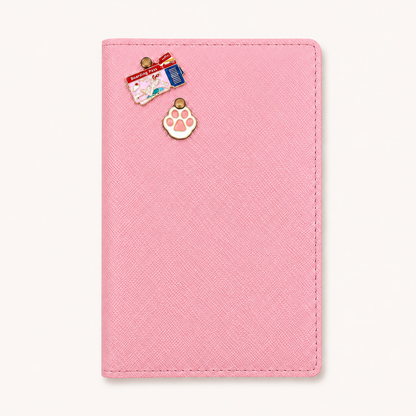 Passport Cover with Charms