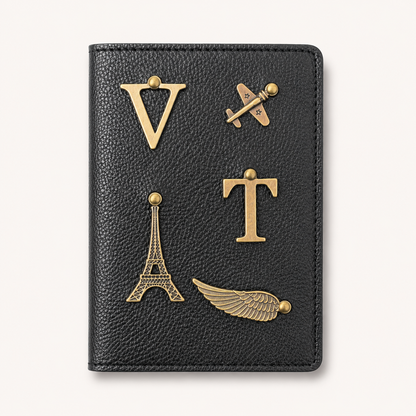 Passport Cover with Charms