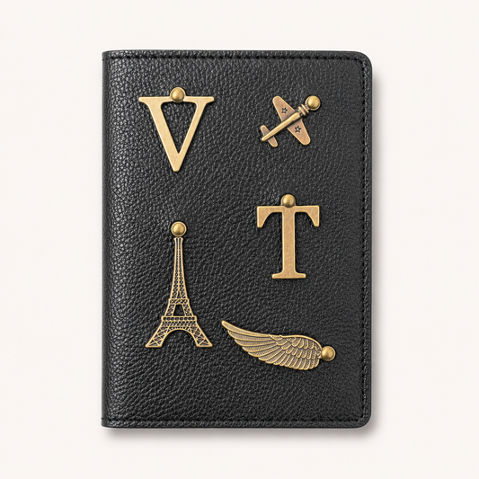 Passport Cover with Charms