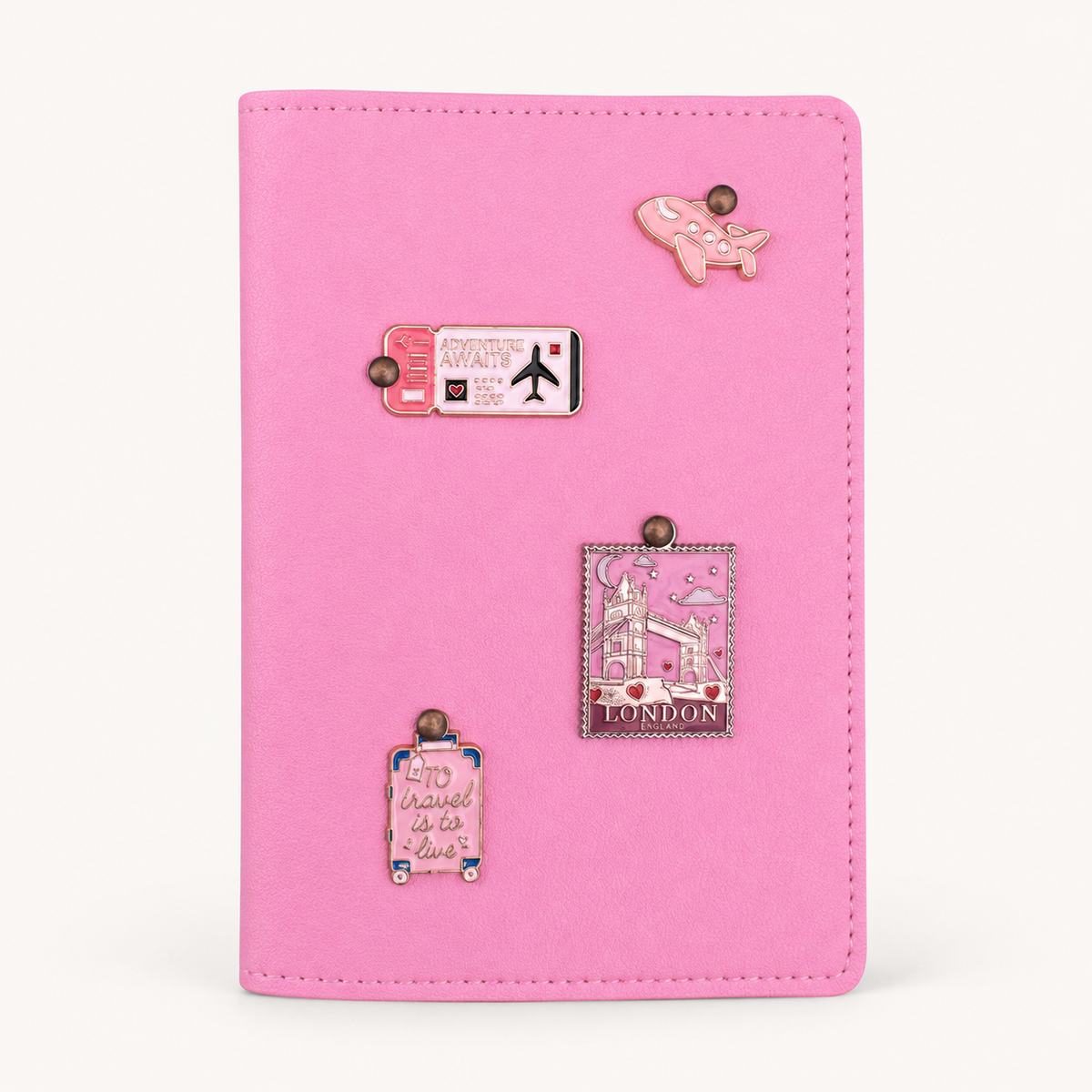 Passport Cover with Charms