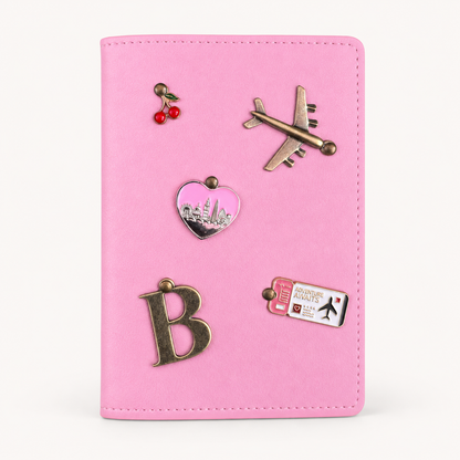 Passport Cover with Charms