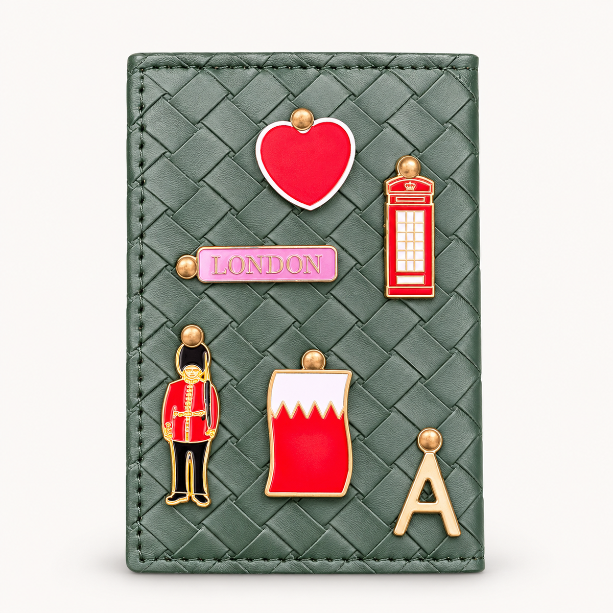 Bifold Wallet with Charms