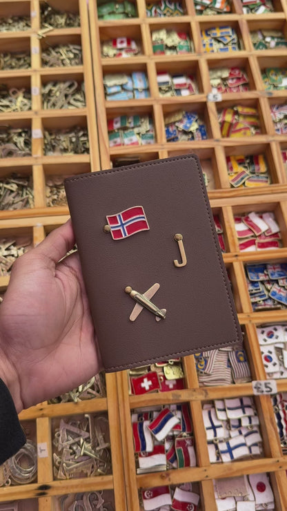 Passport Cover with Charms