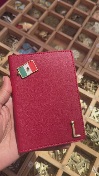 Passport Cover with Charms