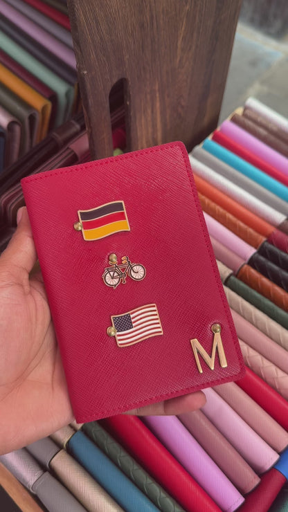 Passport Cover with Charms